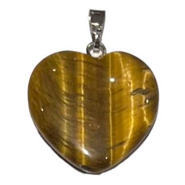 Pendentif cœur Œil de Tigre